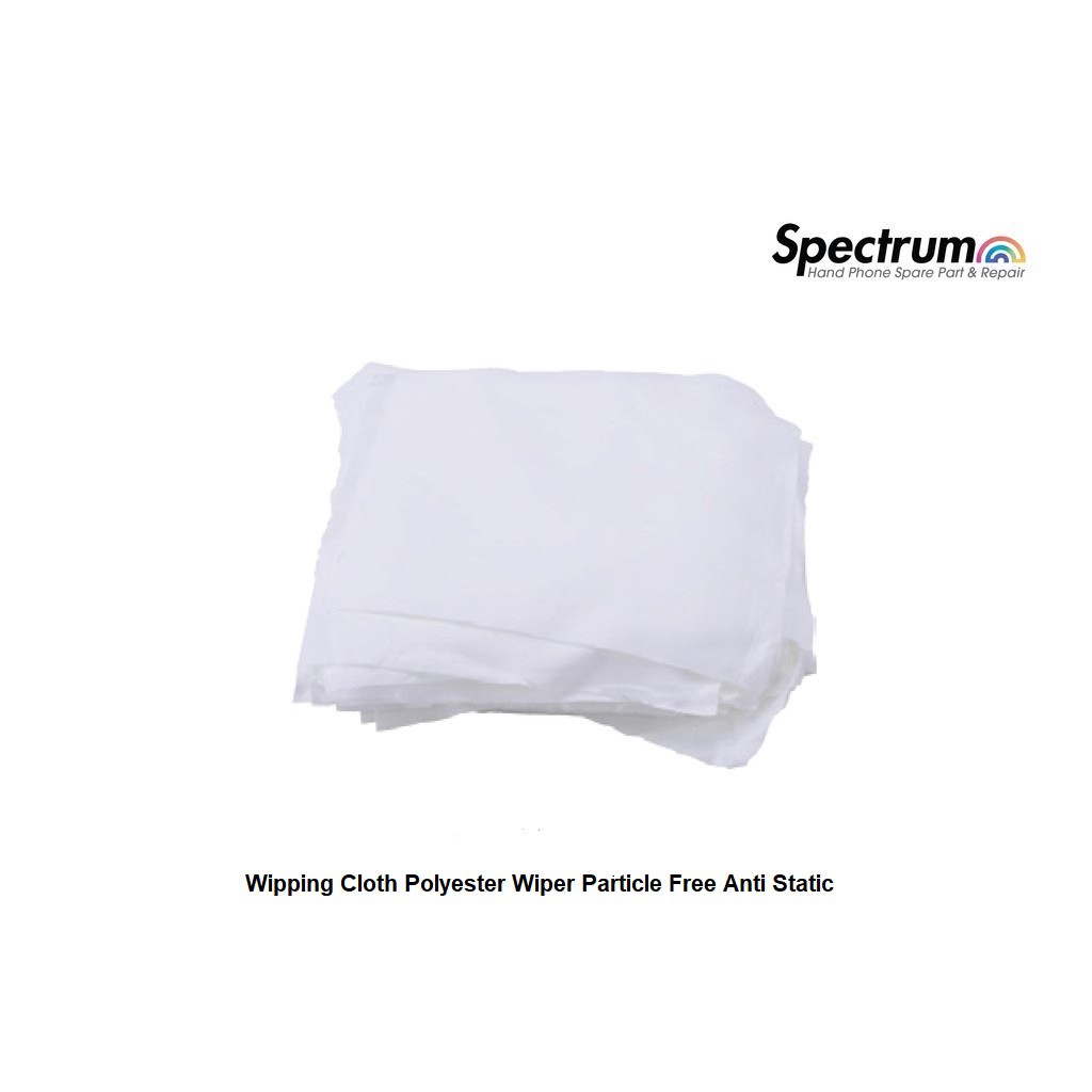 100PCS Wiping Cloth Polyester Wiper Particle Free Anti Static | Shopee ...