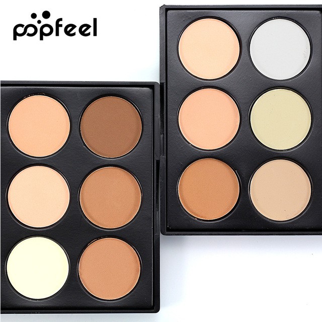 POPFEEL Women Bronzer Highlighter Palette Concealer Powder with Brush Shopee Malaysia
