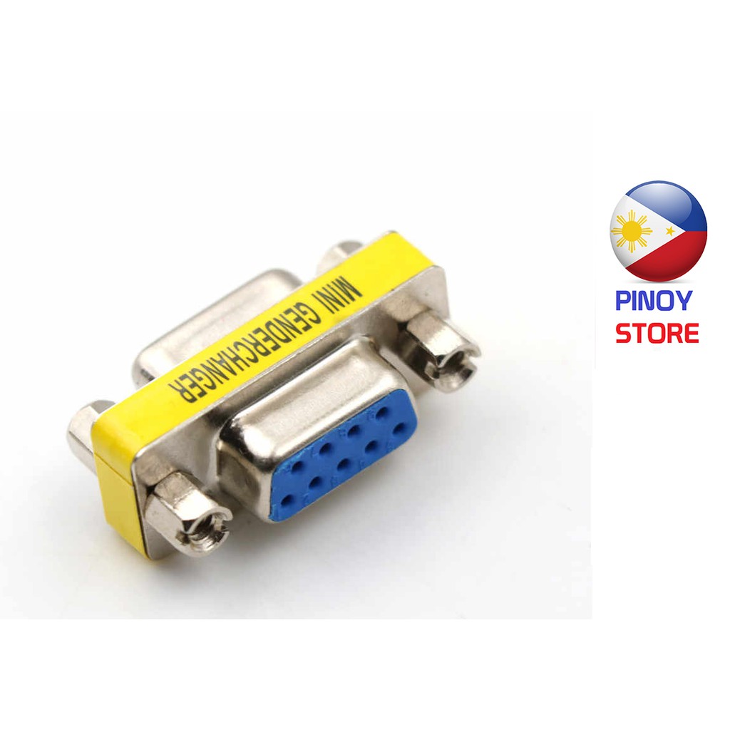 DB9 mini gender changer gender converter adapter 9 pins serial port ...