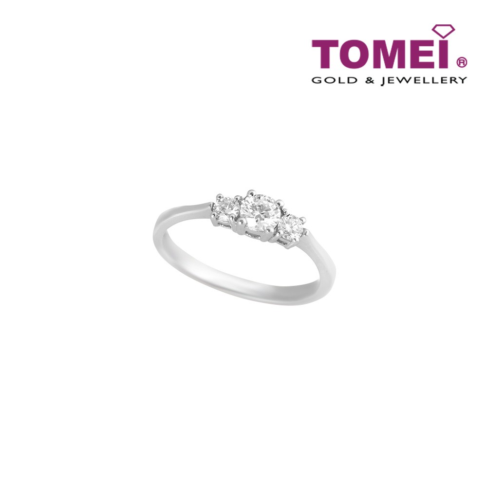 Tomei white deals gold ring