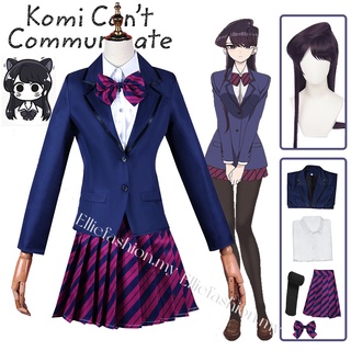 Komi Can't Communicate Komi Shoko Osana Najimi Cosplay Costume Outfits  Shirt Tie Short Wig Neck