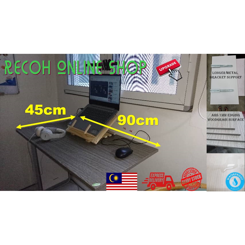 Waterproof Meja Dinding Boleh Lipat Wooden Table Japanese Table Wall ...