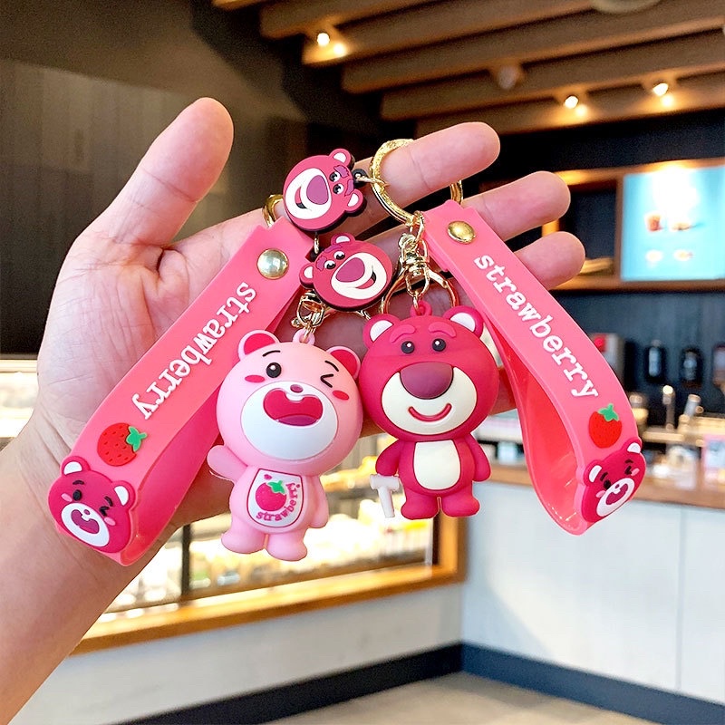 Lotso design keychain fashion lotso key ring cartoon design keychain ...