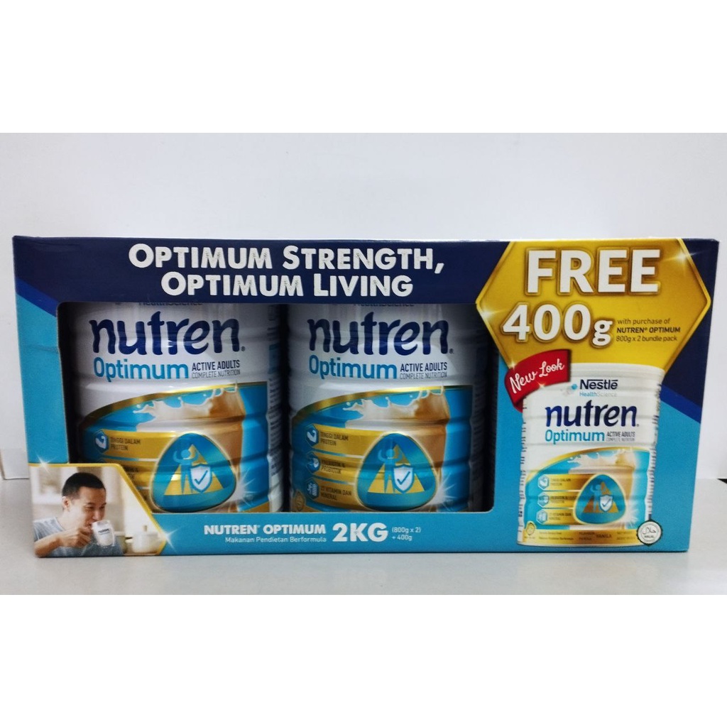 Nestle HealthScience Nutren Optimum Active Adults Complete Nutrition ...