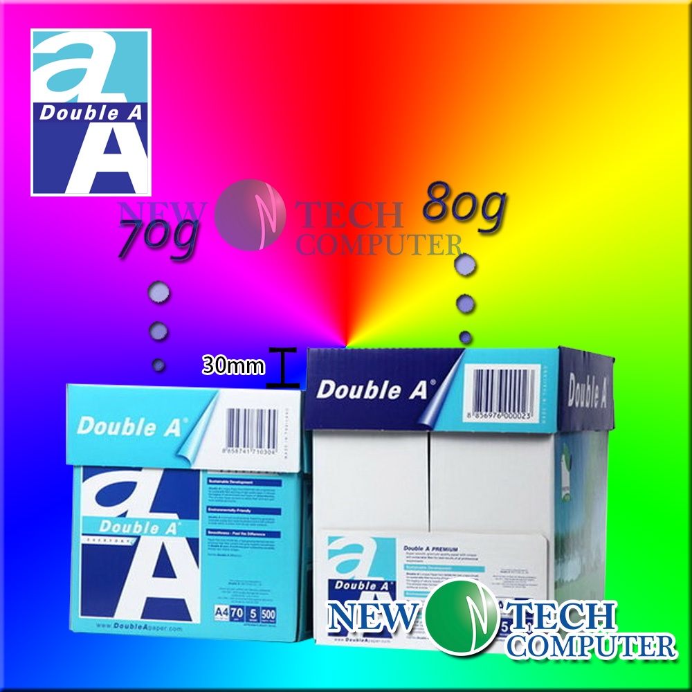 500's Double A A4 Paper / A4 Copier Paper ( 70gsm/80gsm ) NEW TECH ...