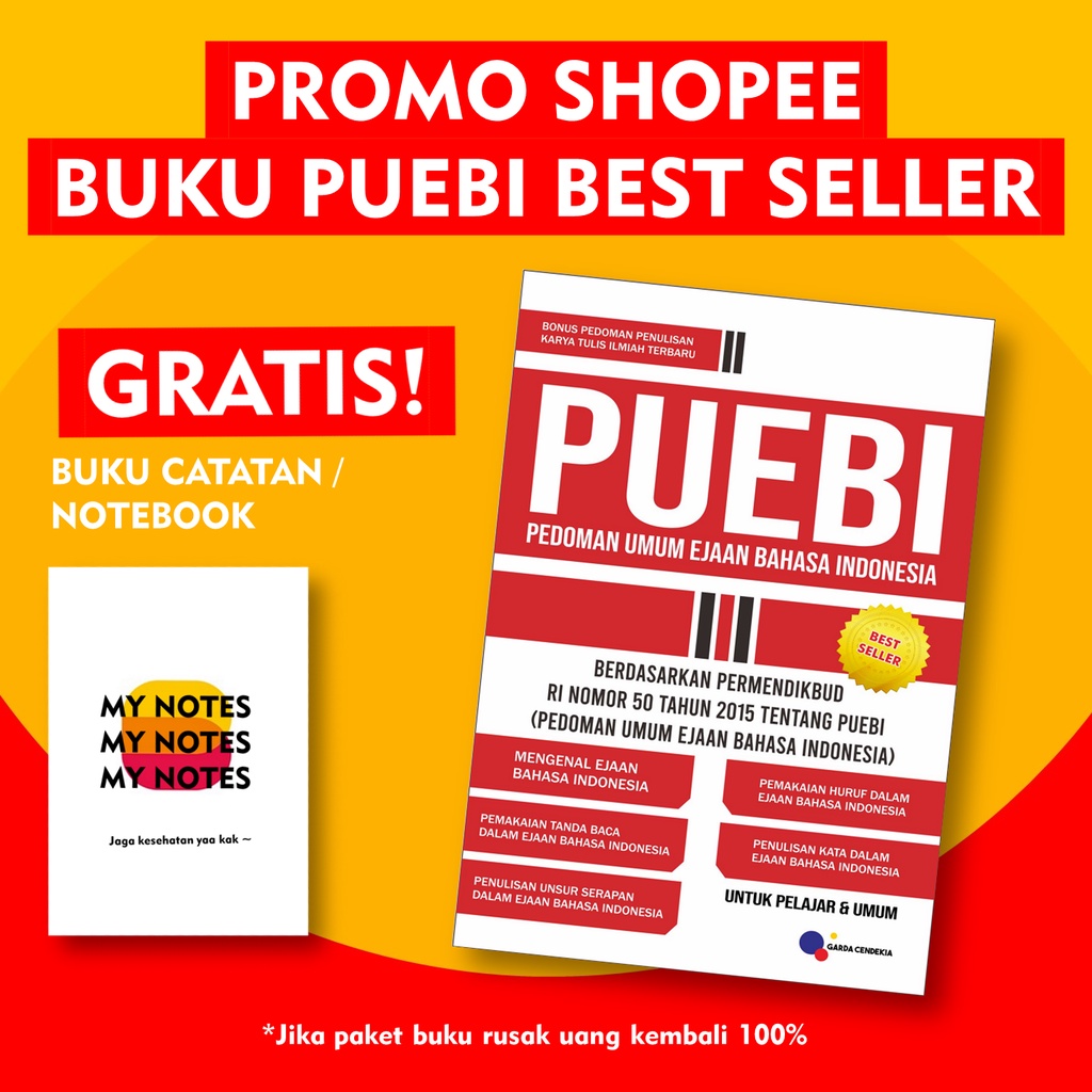 Puebi Book (General Guide EJAAN EJAAN INDONESIA) / GARDA CENDEKIA ...