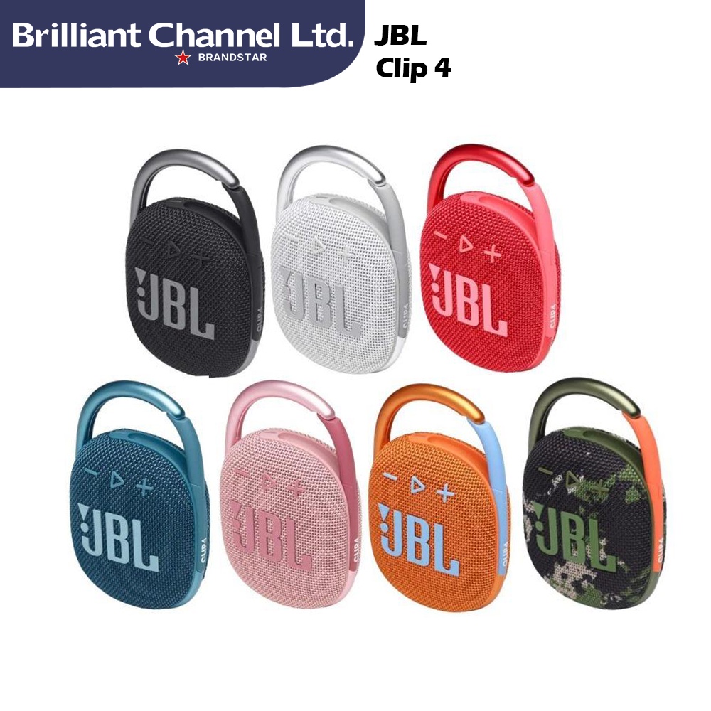 JBL Clip 4 Waterproof Portable Bluetooth Speaker Shopee Malaysia