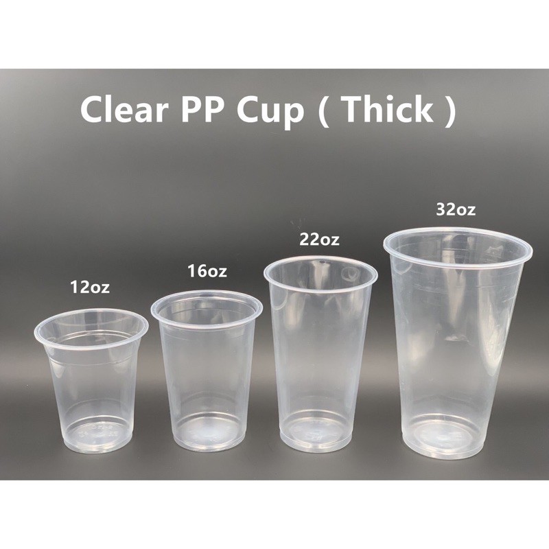 EC 12oz / 16oz Cawan Plastik/ PP Clear Cup /E12S / E16S / E22S ...