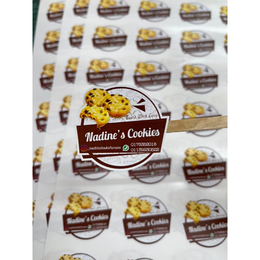 Custom Sticker Label Produk | Shopee Malaysia