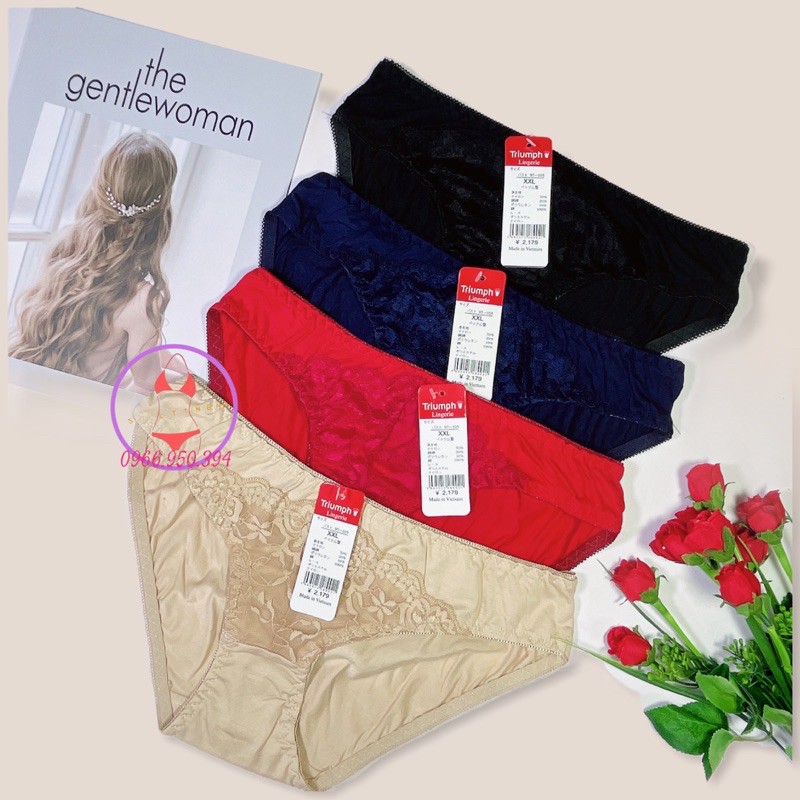 Thick cotton Women'S Underwear With Thick Lace High Quality Vietnamese