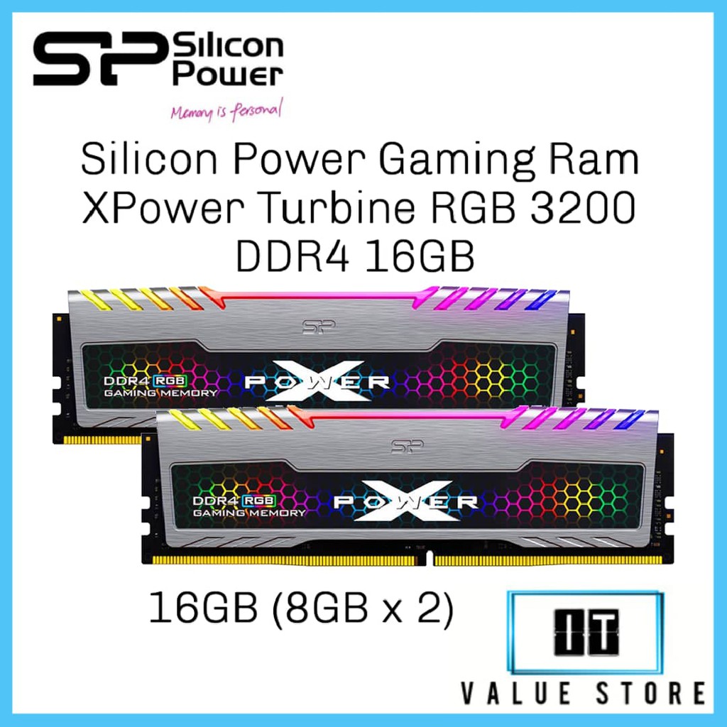 Silicon Power XPOWER Turbine Gaming DDR4 3200MHz (PC4 25600) 16GB