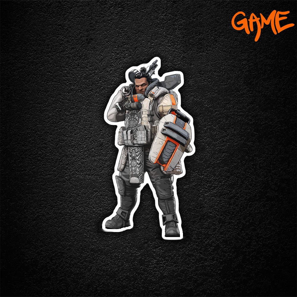 APEX LEGENDS - Gibraltar - Premium Fan-made Sticker (GAME series ...