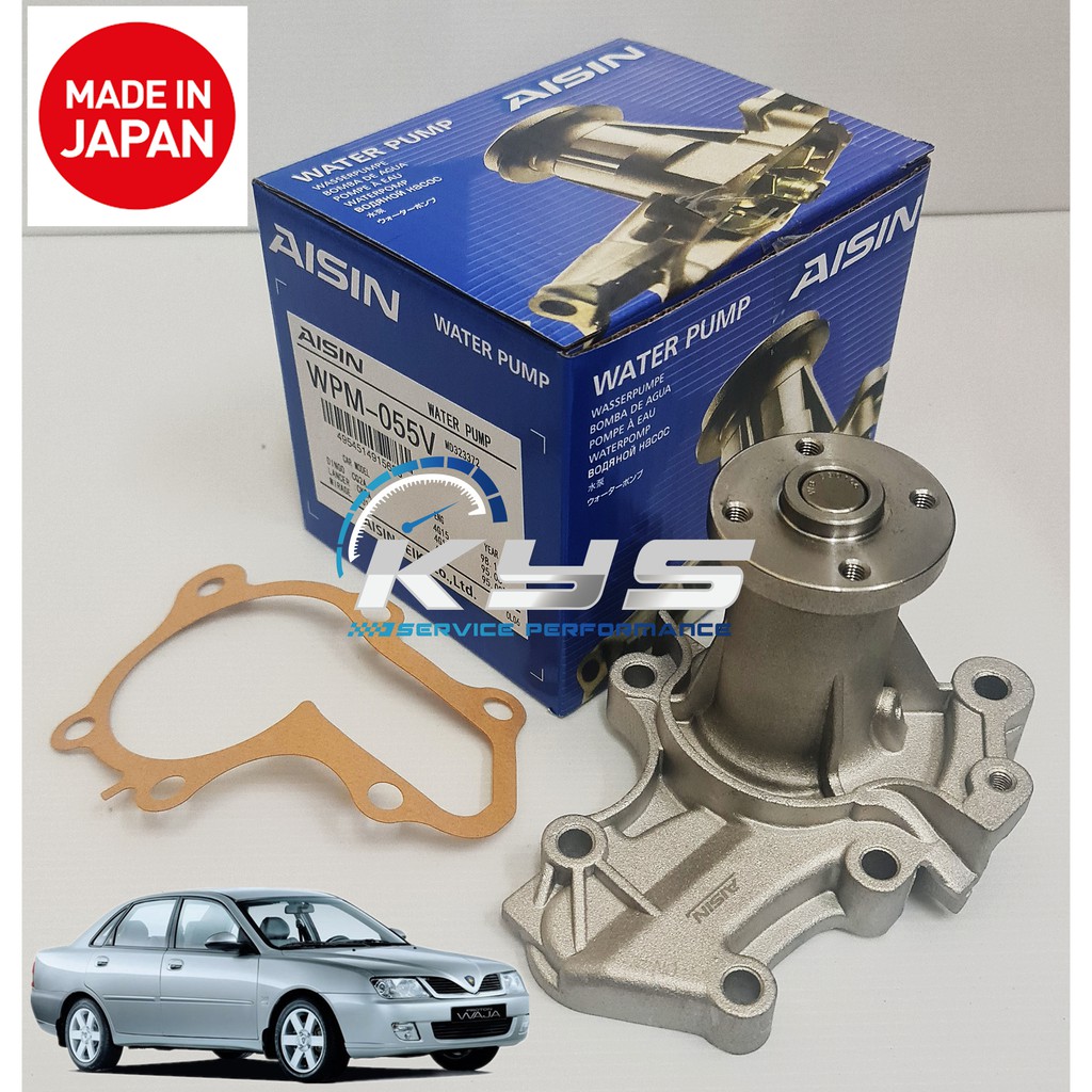 Aisin Japan Water Pump Proton Gen Persona Saga Blm Fl Flx Vvt Exora Cps Satria Neo Waja Mmc