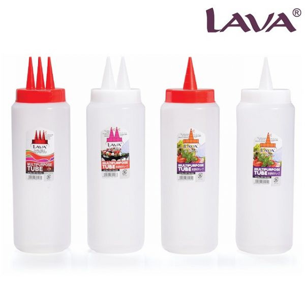 LAVA Multipurpose Tube Ketchup Mayonnaise Sauce Squeeze Bottle Roti