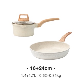 Carote Nonstick Grainstone Coating Frying Pan without lid-20cm/24cm/28cm -  Household Items - Brisbane, Queensland, Australia