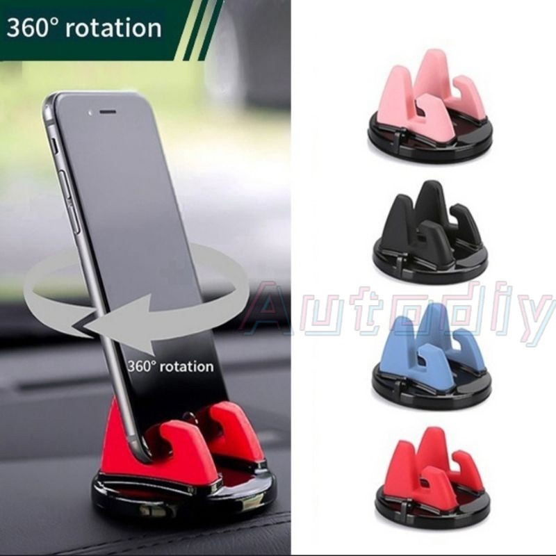 Car Phone Holder mini Stands Support Anti Slip Mobile 360 Mount myvi ...