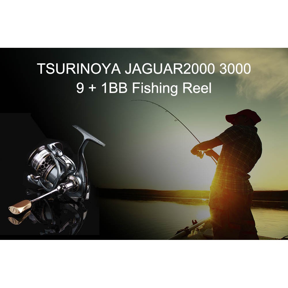TSURINOYA Fishing Reel Jaguar 3000 Gear