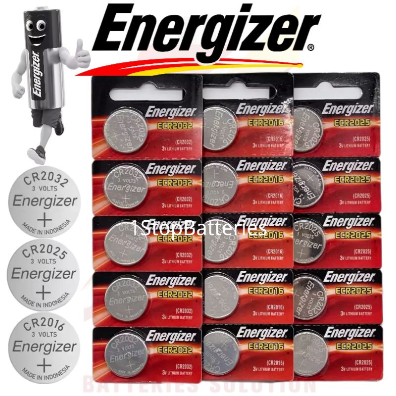 [Wholesale Price] Energizer CR2032 CR2025 CR2016 1pc or 5pcs 3V Lithium