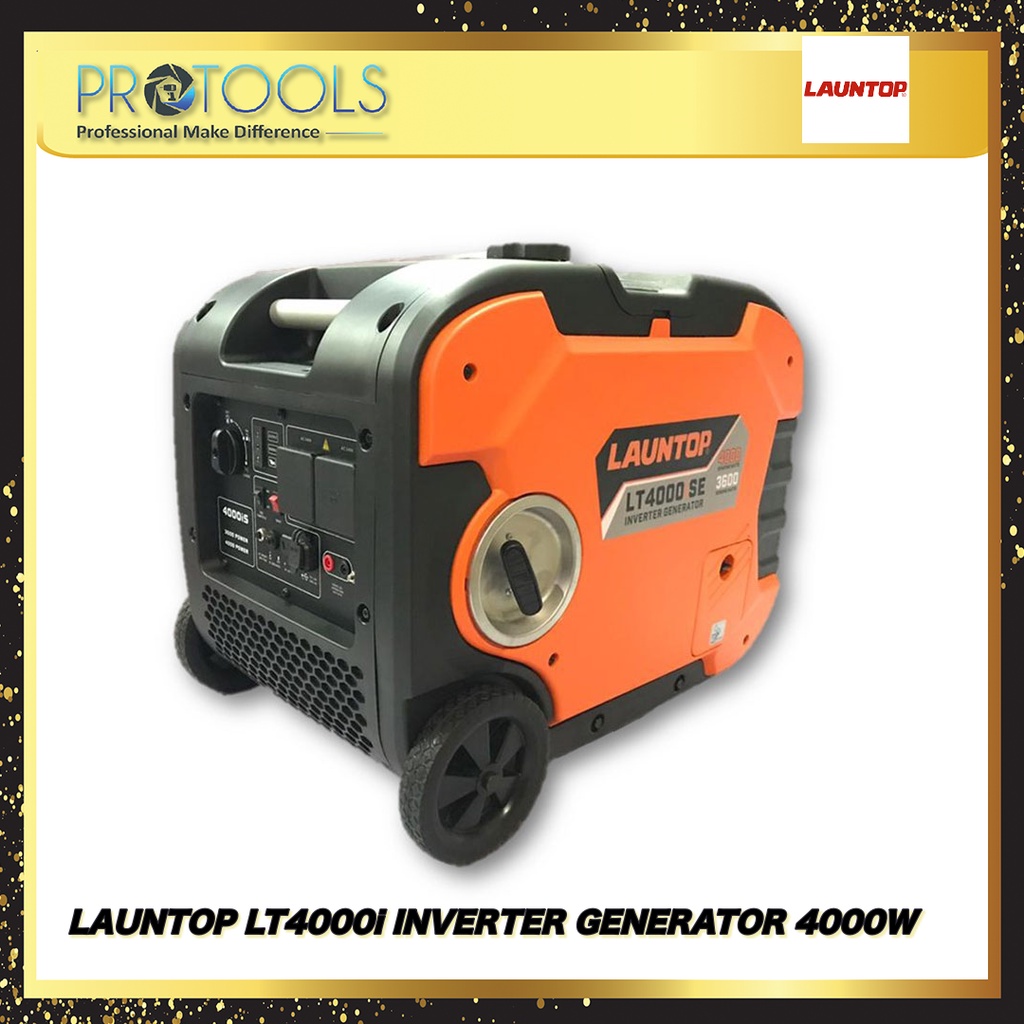 LAUNTOP LT4000i INVERTER GENERATOR 4000W without battery | Shopee Malaysia