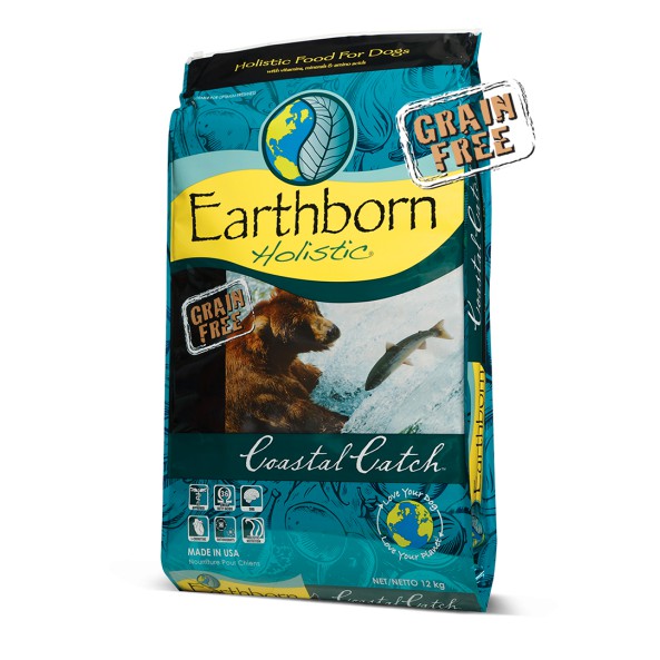 Earthborn Grain Free Coastal Catch(Fish) all life stage 12kg | Shopee ...