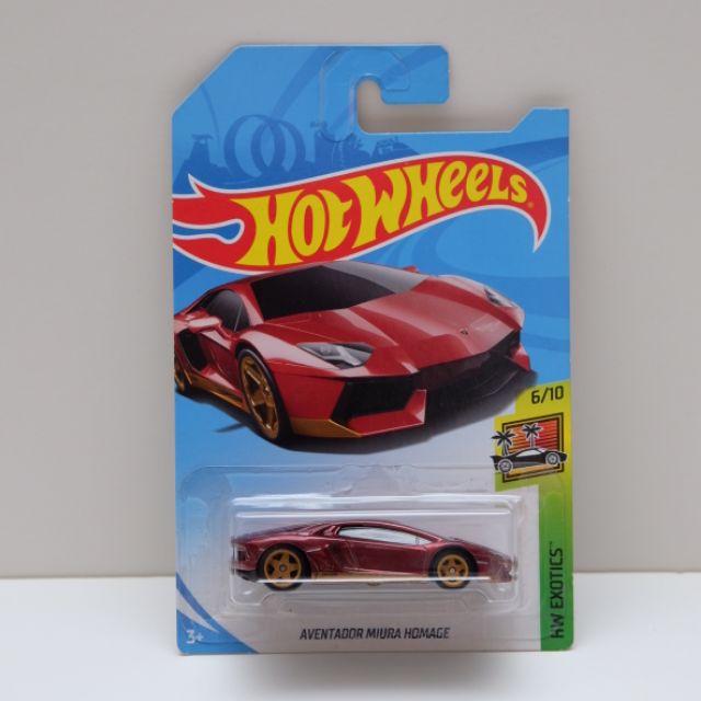 Hot wheels store aventador miura homage