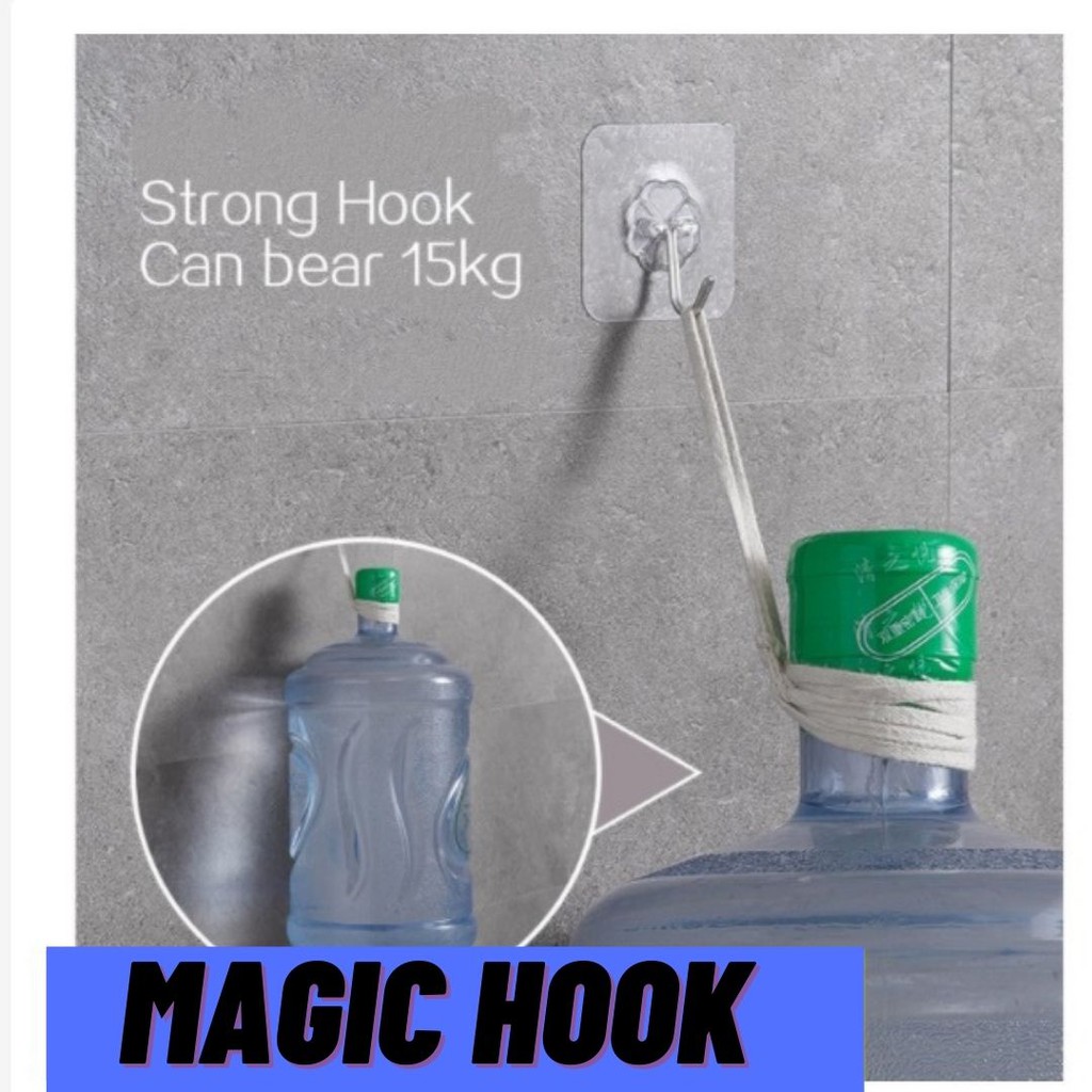 🔥Ready Stock Malaysia 🔥 Magic Hook Powerful adhesive | Shopee Malaysia