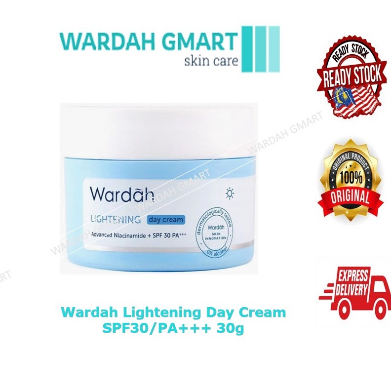 Wardah Lightening Day Cream Moisturizer SPF30/PA+++ Skin(30g) Shopee Malaysia