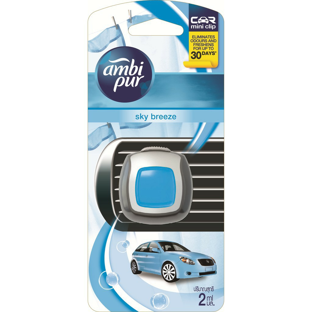 AMBI PUR Car Mini Clip - Car Air Freshener Sky Breeze 2ml