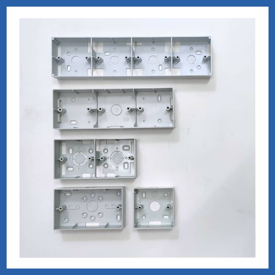 [READY STOCK] PVC SURFACE TYPES NUT BOX / BASE FOR SWITCHES | Shopee ...