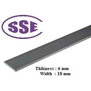 FLATBAR MILD STEEL FLATBAR METAL SUPPLIES THICKNESS 6MM WIDTH 18MM TO ...