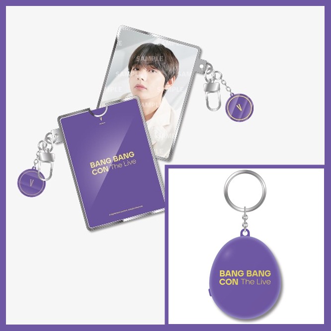 READY STOCK] OFFICIAL BTS BANG BANG CON Voice Keyholder Photo Card
