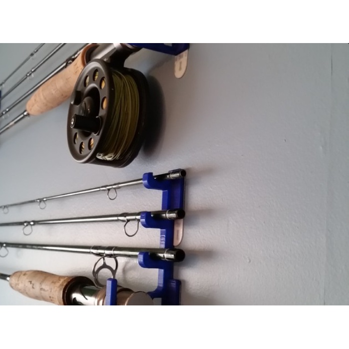 Fishing Rod Wall Holder Hanger (1 pair - 2 pcs left and Right) | Shopee ...