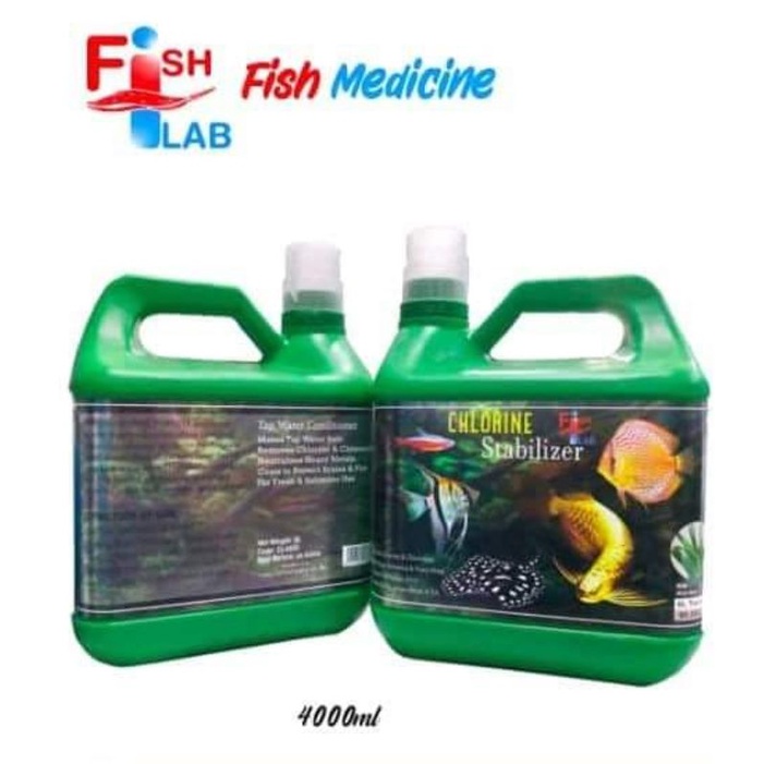 Fish Lab Anti Chlorine Stabilizer With Aloe Vera 250ml/500ml/1 Liter ...