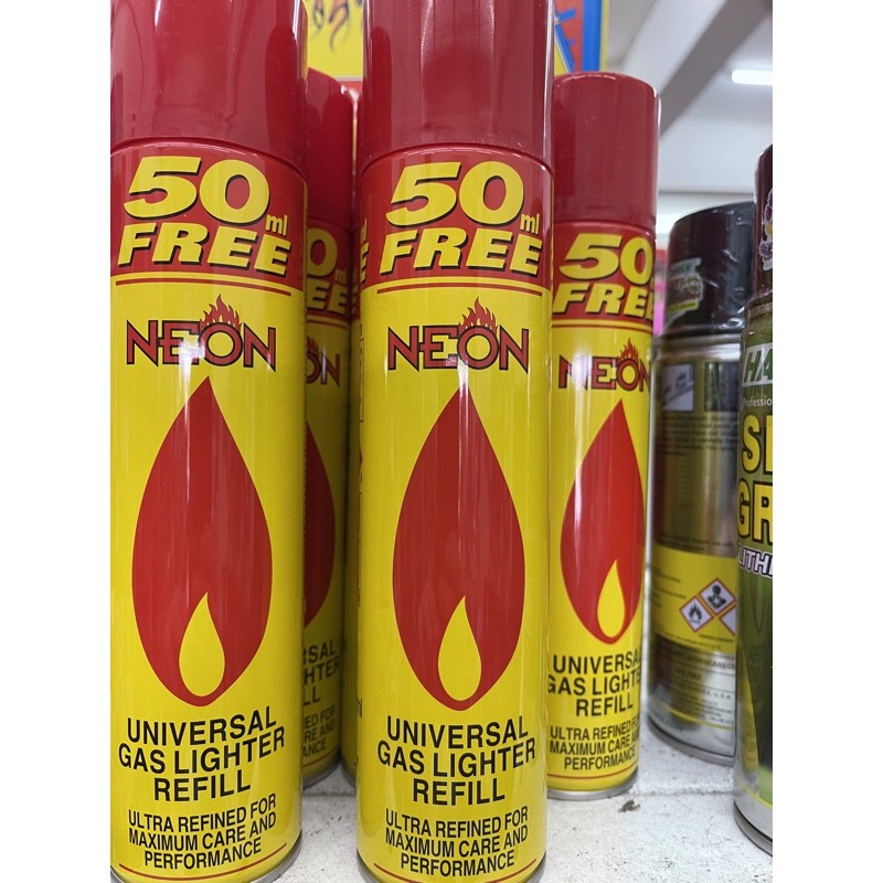 NEON BUTANE UNIVERSAL GAS LIGHTER REFILL (1 BUTANE)