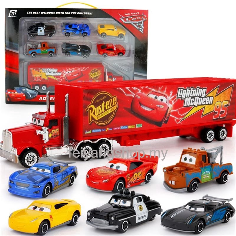 Disney Pixar Cars 2 McQueen Metal Toys Model Car Birthday Gift For Kids ...