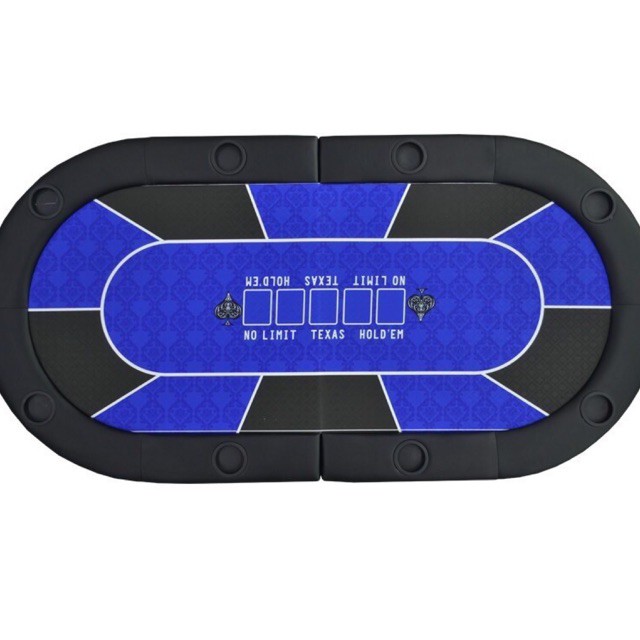 Texas Poker Game Folding Table Board Shopee Malaysia