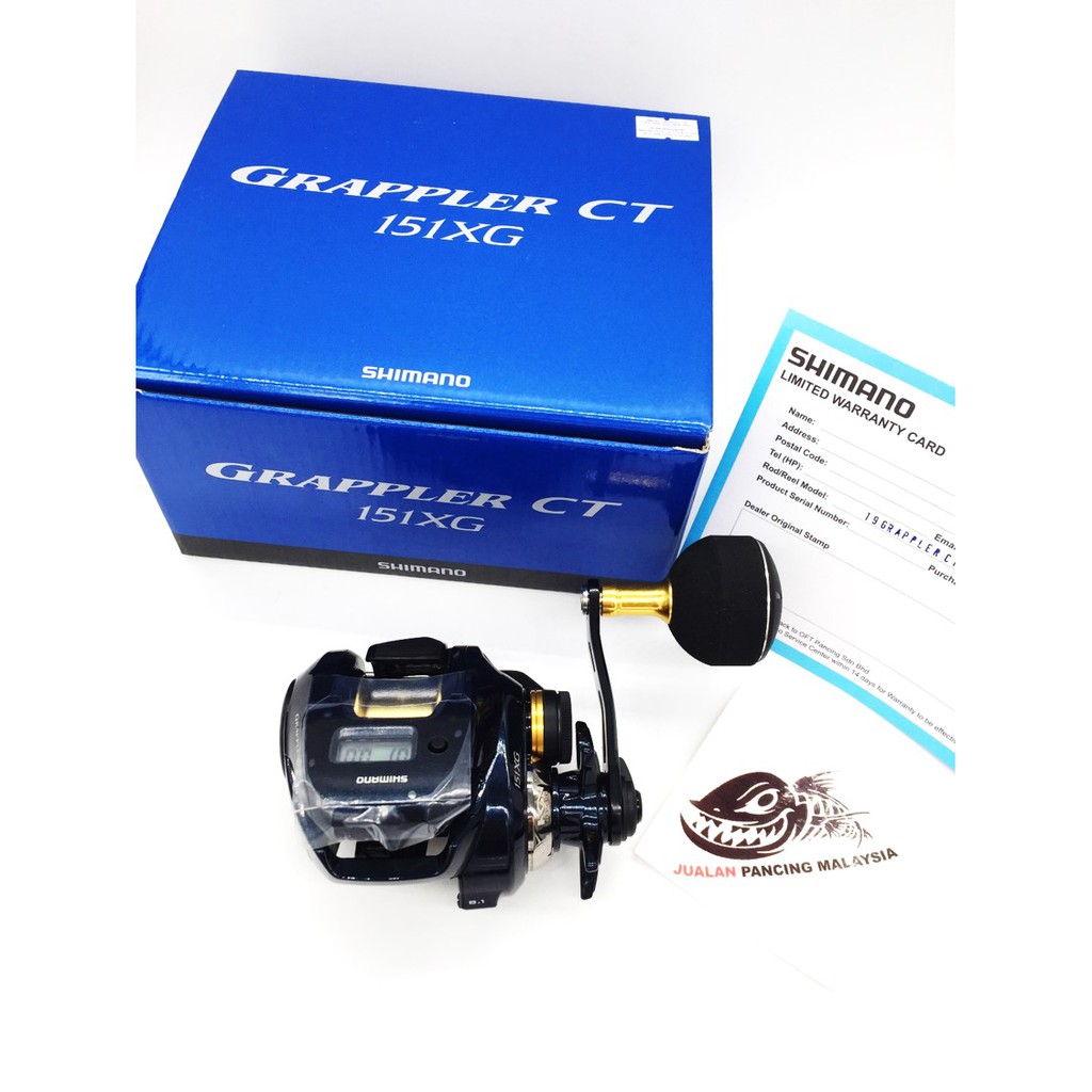 SHIMANO GRAPPLER CT 2019 151XG REEL, LEFT | Shopee Malaysia