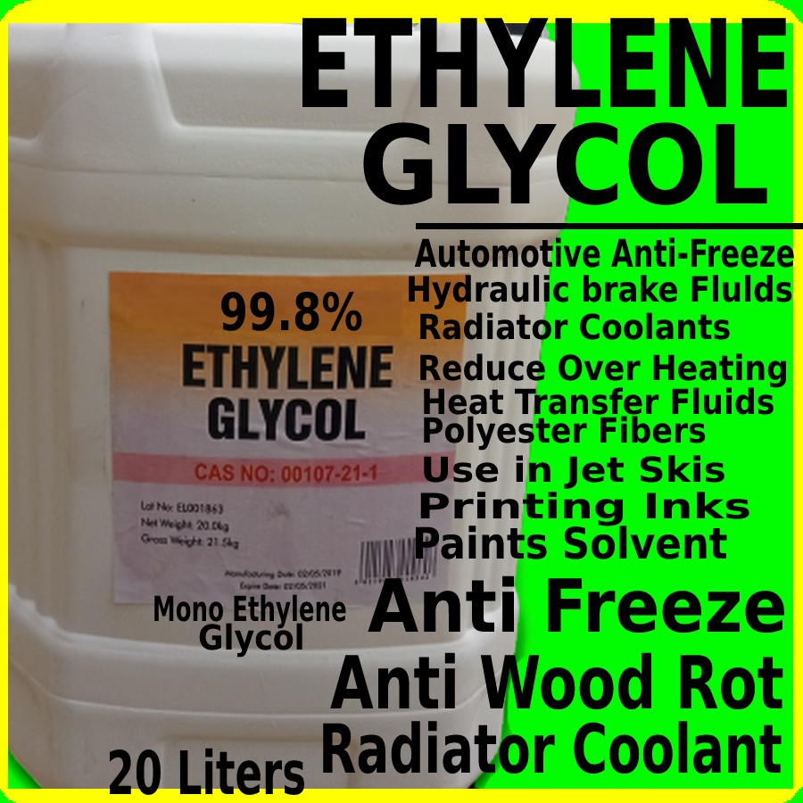 Ethylene Glycol, Super Coolant for Deep Freezer/ Refrigerator /Radiator ...