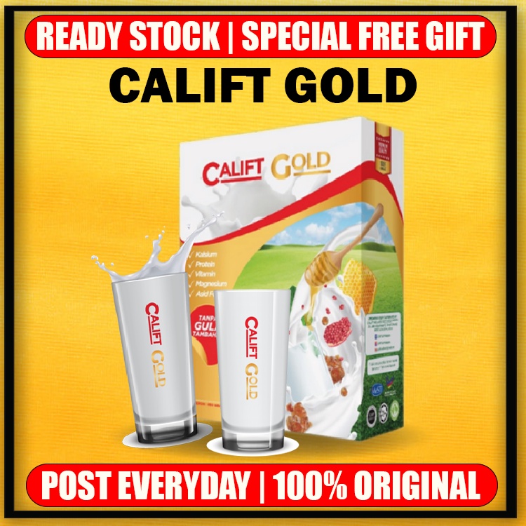 Calift Gold Minuman Berkhasiat Original HQ 100% Ready Stock | Shopee ...