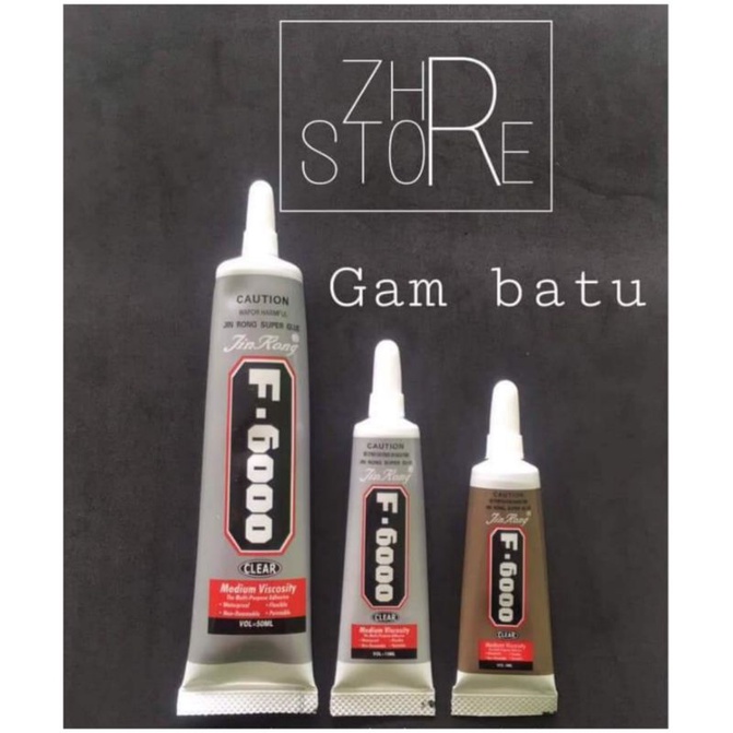 Gam Batu / Glue F 6000 good quality ( 15ml / 30ml/ 50ml) | Shopee Malaysia