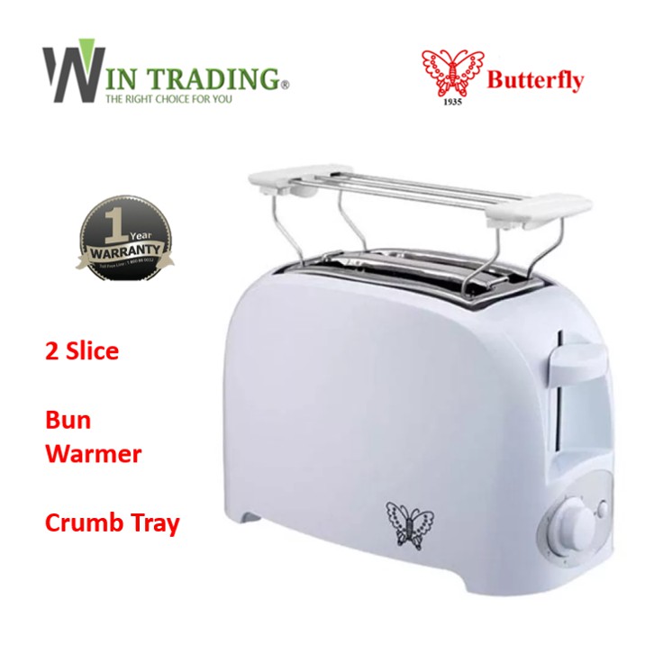 Butterfly 2 Slice Toaster with Bun Warmer BT 8063 Shopee Malaysia