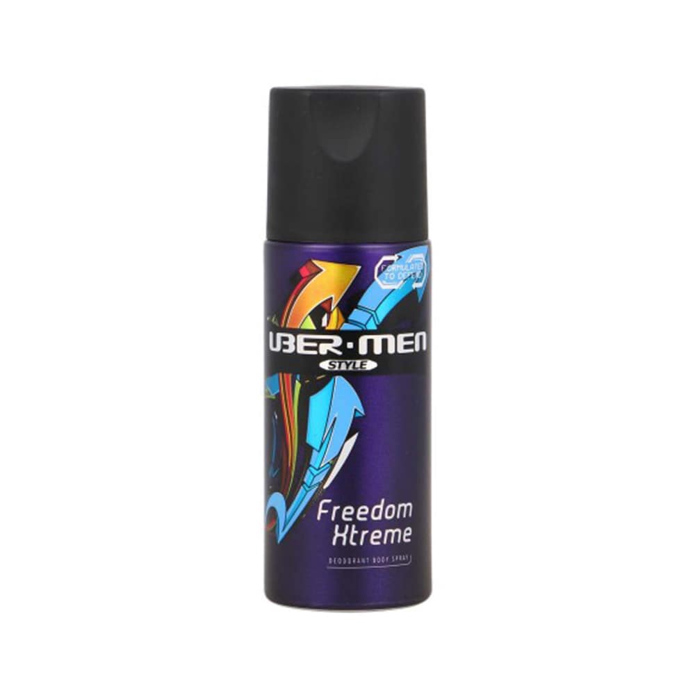 Ubermen Style Freedom Xtreme Deodorant Body Spray (125ml) WT2 | Shopee ...