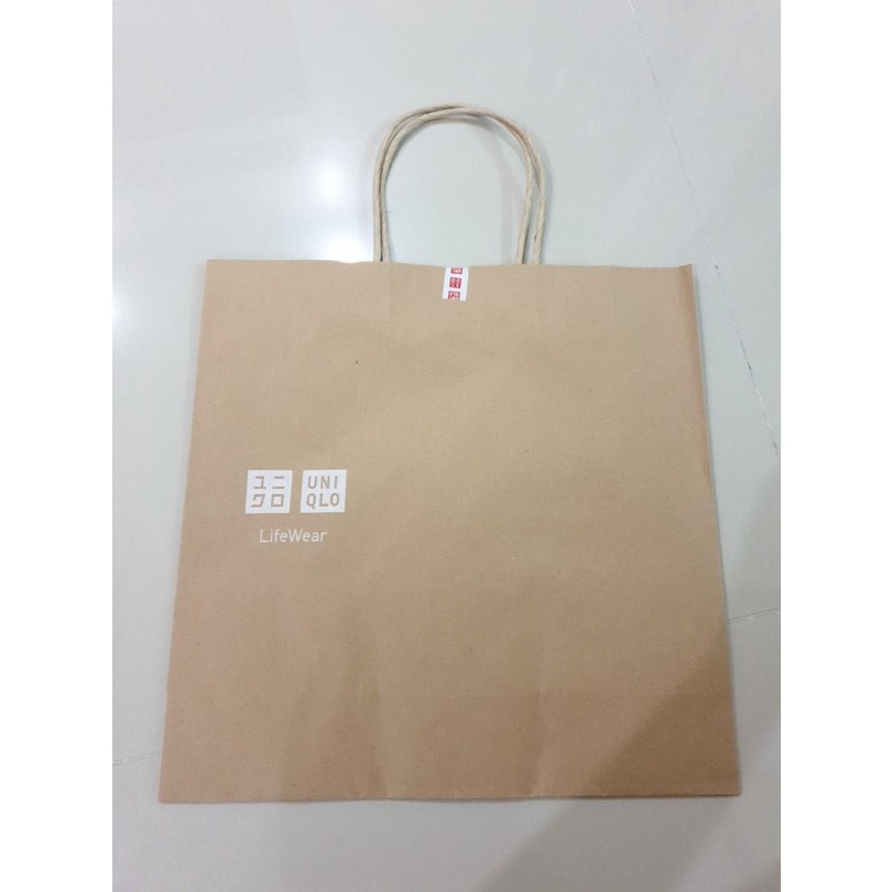 Original Uniqlo Paperbag (Order with other item) Shopee Malaysia