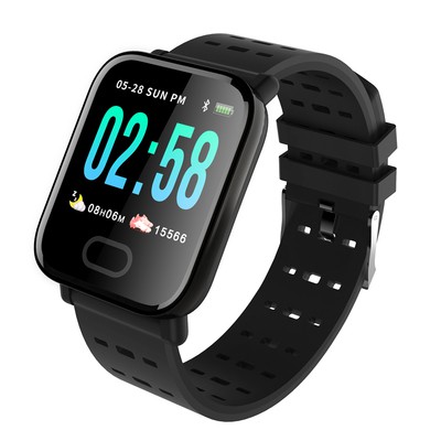 Apple Xiaomi Huawei Oppo New Wearfit A6 Smart Watch Blood Pressure Heart Rate Monitor Smartwatch Compatible Jam Pintar Shopee Malaysia