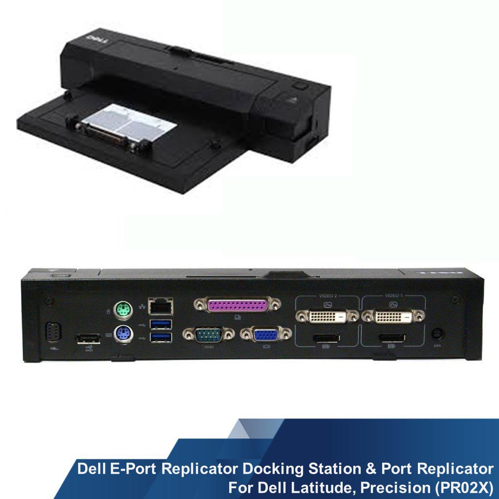 Dell Latitude Docking Station With Power Dell PR02X E-Port Plus II Port ...