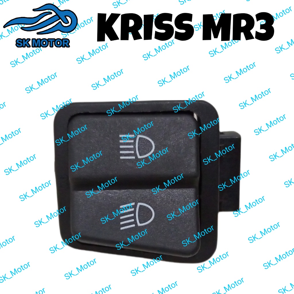 Modenas KRISS 110 MR3 EURO 3 Button Starter Horn Hi Low Signal Cover ...