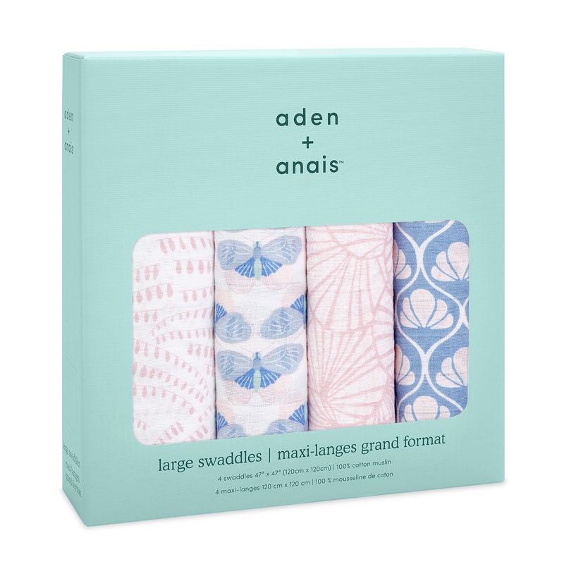 Aden Anais Classic Swaddle 4 Pcs Shopee Malaysia