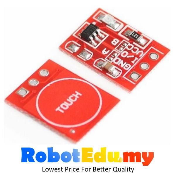 TTP223 Small Size Capacitive Touch Button / Butang Switch Sensor Module for Arduino