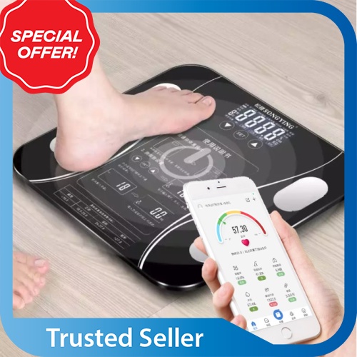 BEST SELLER Ready Stock 80 in 1 Smart Body Fat Analyser Weighing Device