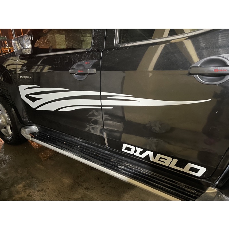 D MAX DIABLO STICKER CUTTING | Shopee Malaysia